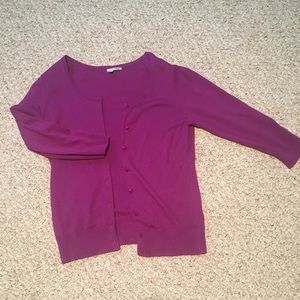 Halogen Dark fuchsia cardi